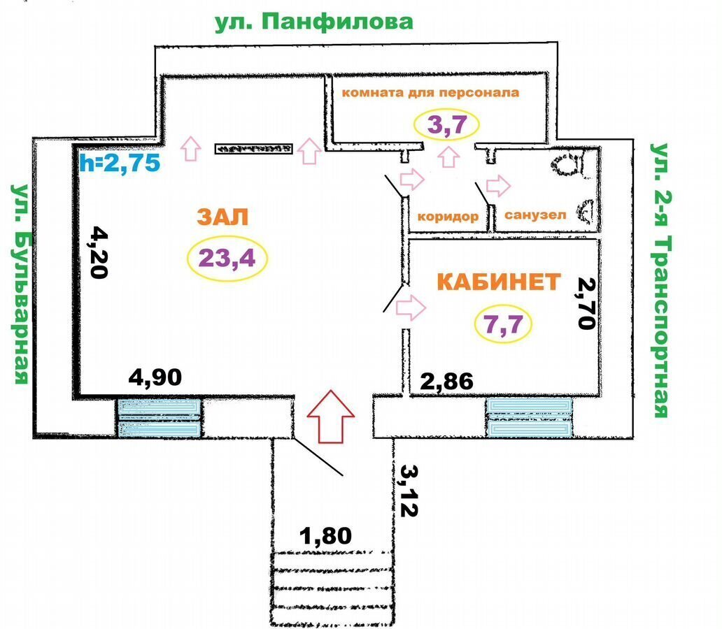 офис г Омск р-н Октябрьский ул Учебная 195 фото 24