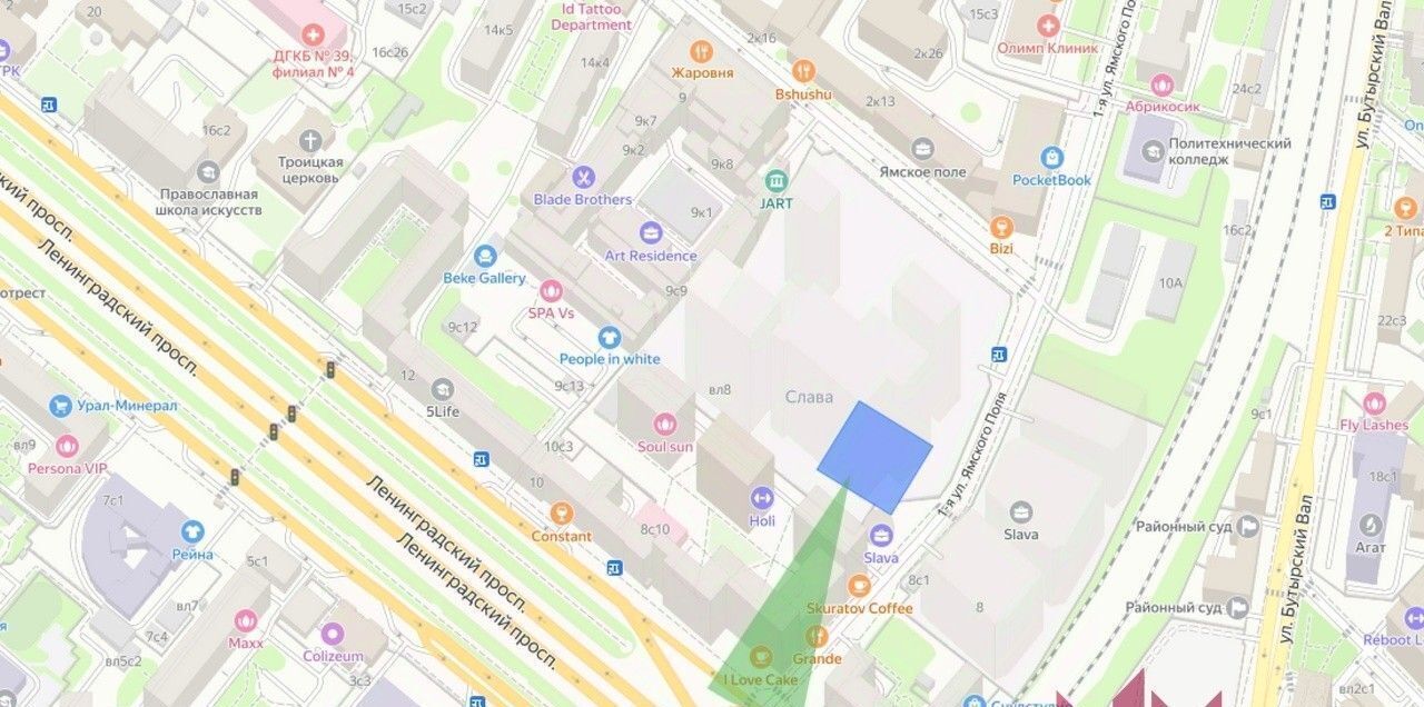 квартира г Москва метро Белорусская САО Северный Беговой ЖК Слава фото 6