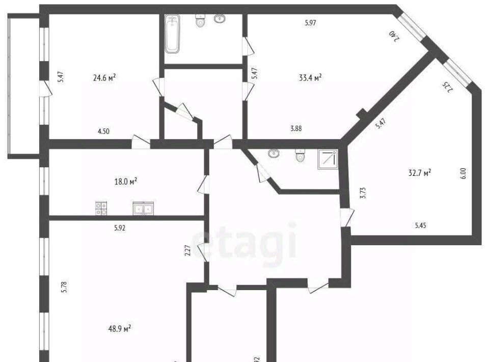 квартира г Сургут ул Восход 2 фото 1