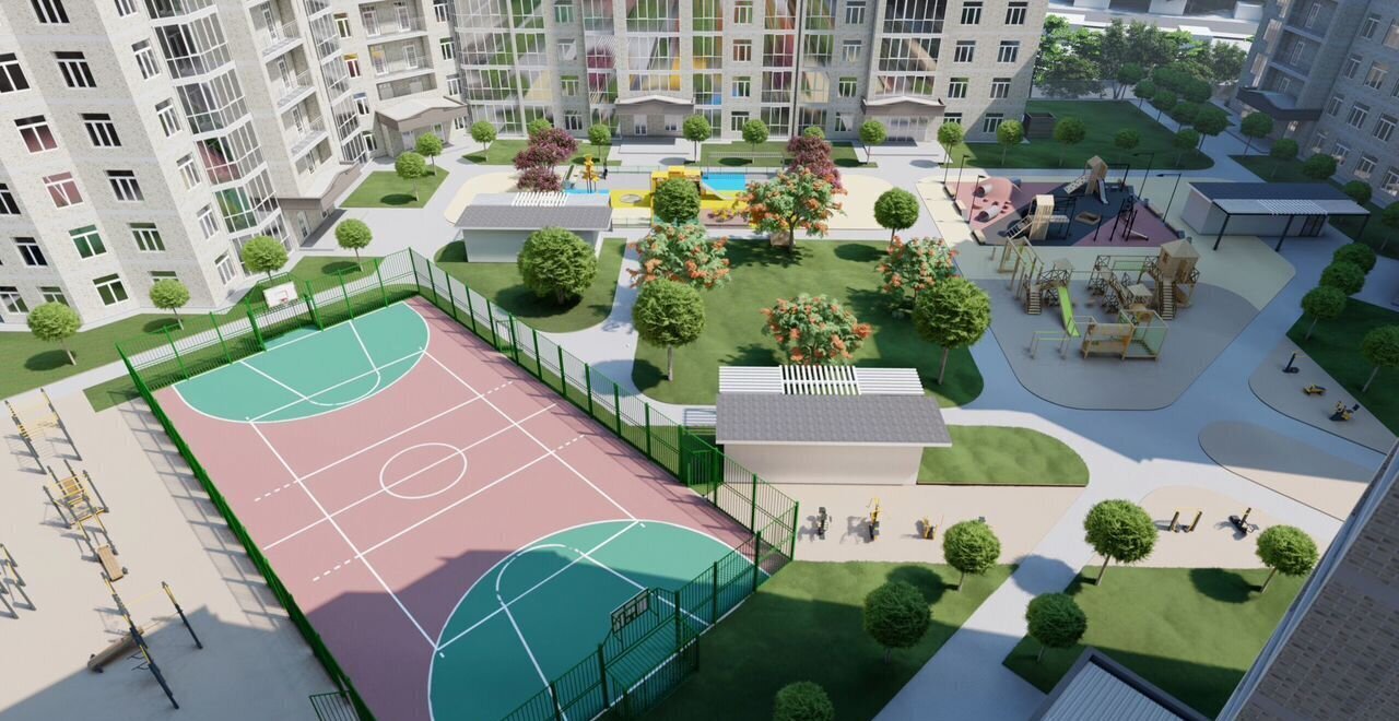 квартира г Майкоп ул Пирогова 2 блок-секция 2 фото 26