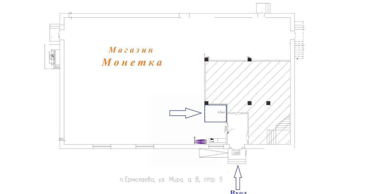 свободного назначения р-н Куюргазинский с Ермолаево пр-кт Мира 8б Ермолаевский сельсовет фото 8