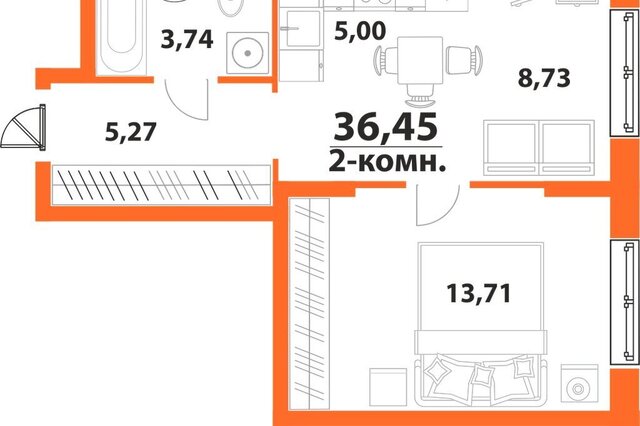 19-й микрорайон ЖК «‎Аквамарин 2» 1 фото