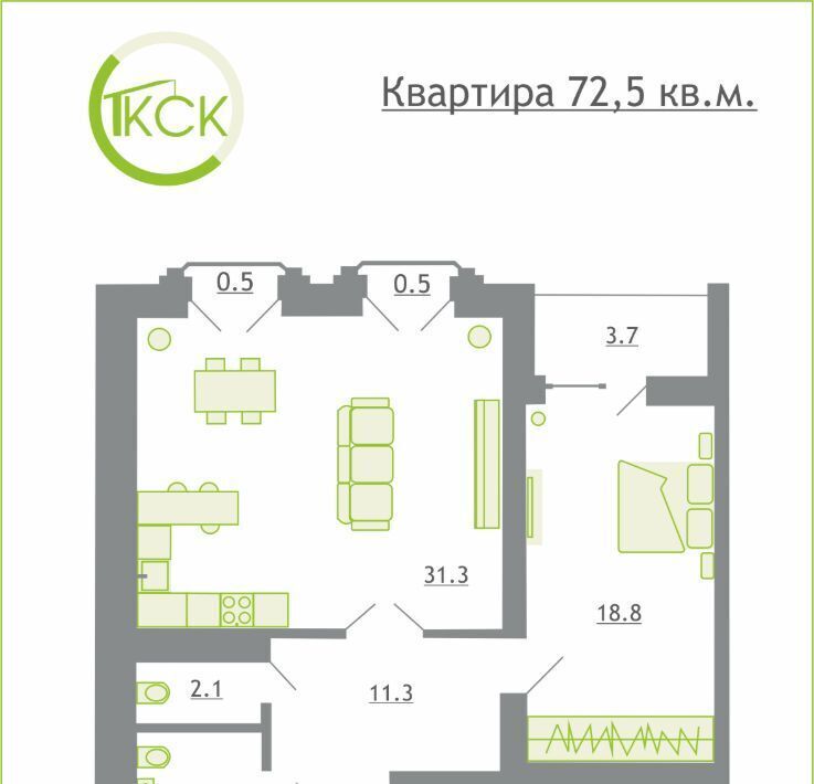 квартира р-н Смоленский д Козино Смоленский муниципальный округ фото 1