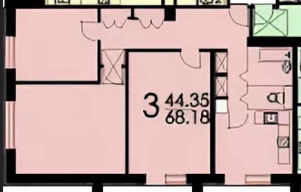 квартира г Москва метро Кантемировская ул Кантемировская 31к/2 фото 3