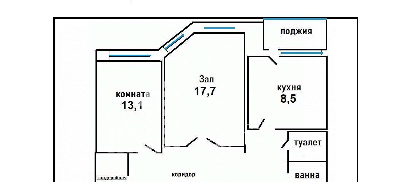 квартира г Мегион ул Заречная 14 фото 2