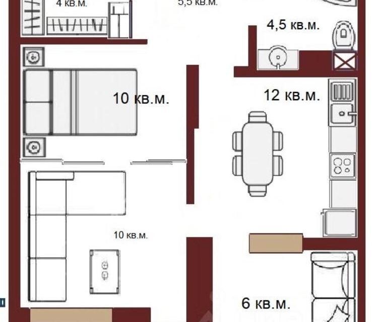 квартира г Москва п Первомайское д Ивановское ул Семёна Гордого 5 Троицкий административный округ фото 1