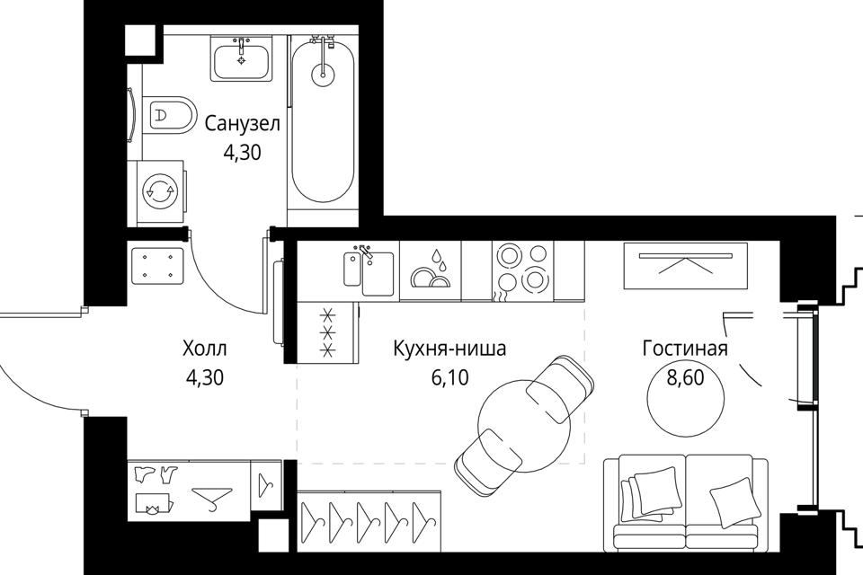 квартира г Москва ул Верейская 29 Западный административный округ фото 4