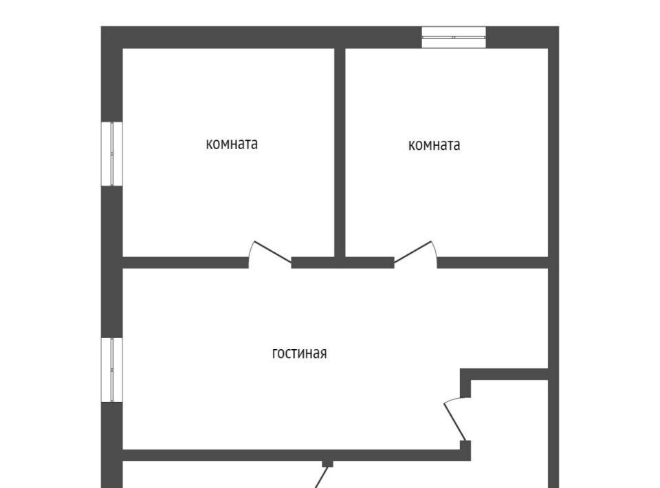 квартира г Тюмень п Тараскуль ул Санаторная 1 фото 2