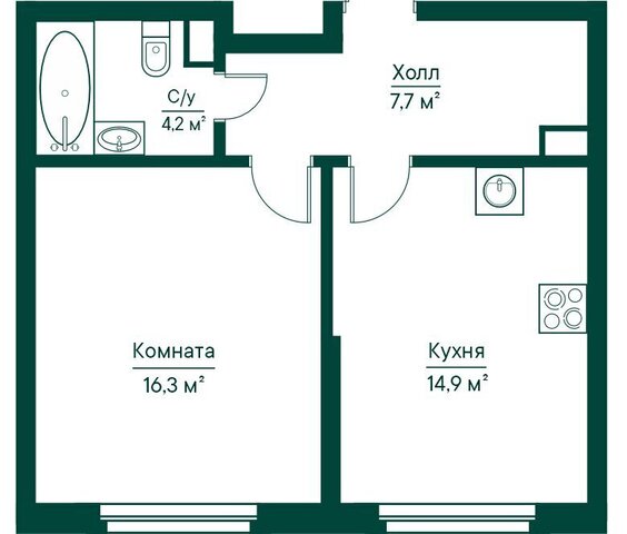 квартира р-н Октябрьский Российская фото