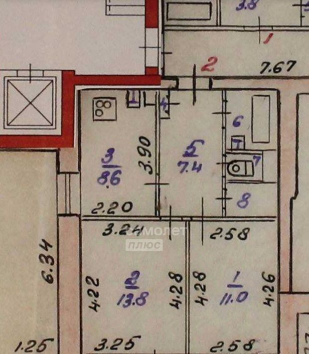 квартира г Челябинск р-н Калининский ул Чайковского 183а фото 2