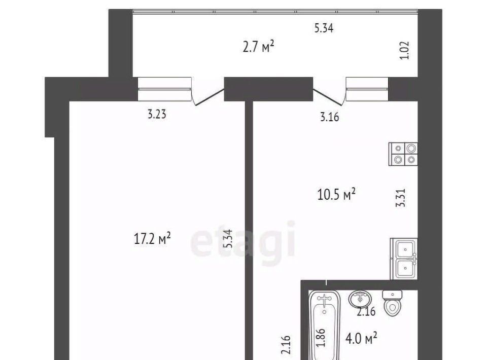 квартира г Калининград р-н Московский ул У.Громовой 99 фото 27