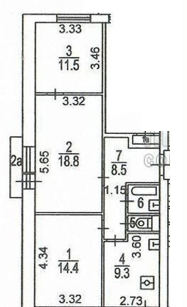 квартира г Москва метро Медведково проезд Студёный 26 фото 14