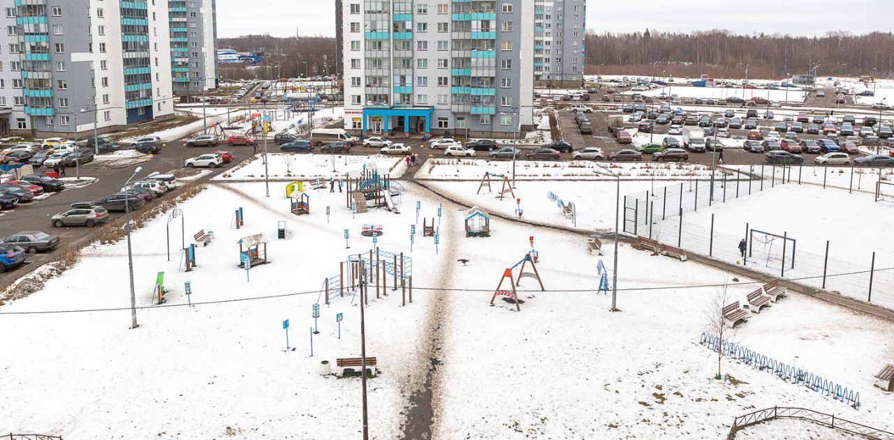 квартира г Санкт-Петербург метро Гражданский Проспект дор Муринская 55к/1 ЖК «Новая Охта» округ Полюстрово фото 16