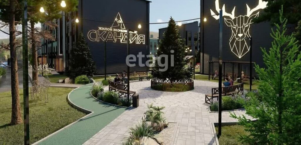 квартира г Абакан п Нижняя Согра ул Буденного ЖК «Скандия» фото 2