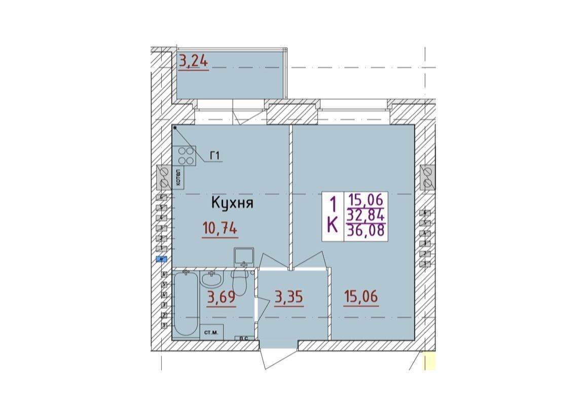 квартира р-н Ярославский п Ивняки ул Новоселов 18 Ярославль фото 4