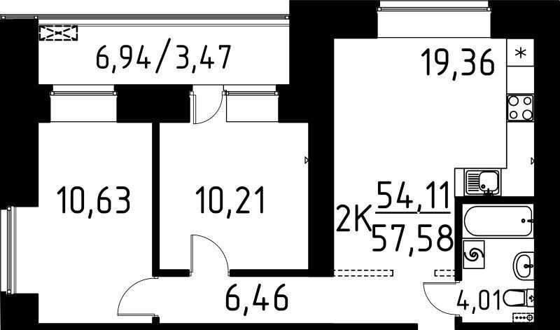 квартира г Томск р-н Кировский ул Вершинина 58к/2 фото 1