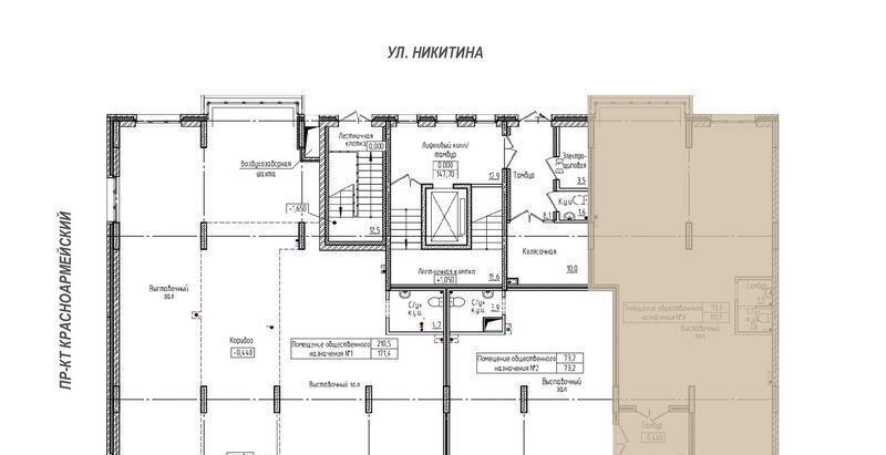 свободного назначения г Барнаул р-н Центральный ул Короленко 86 фото 1