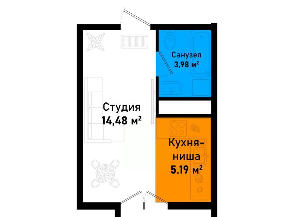 квартира р-н Черноморский пгт Черноморское ул Евпаторийская фото 1