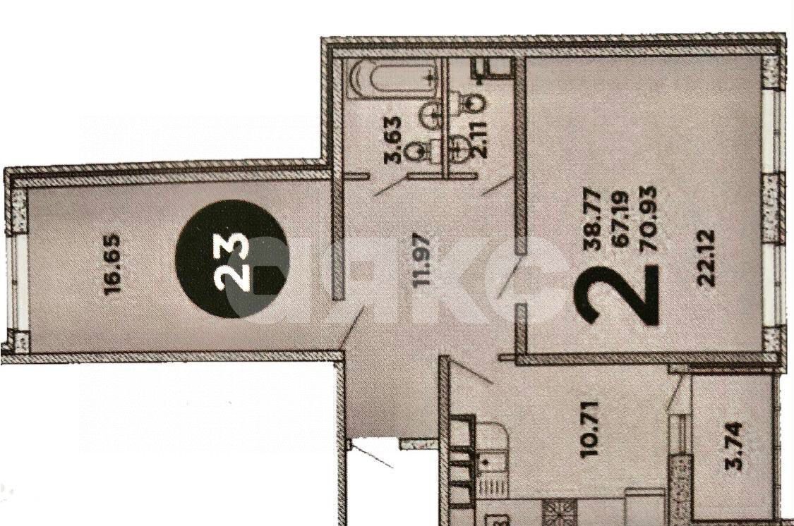 квартира г Горячий Ключ ул Ленина 203м ЖК «Комфорт» фото 16