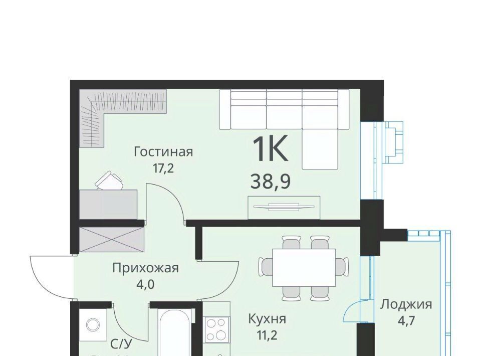 квартира г Новосибирск Заельцовская ул Объединения 28 фото 1