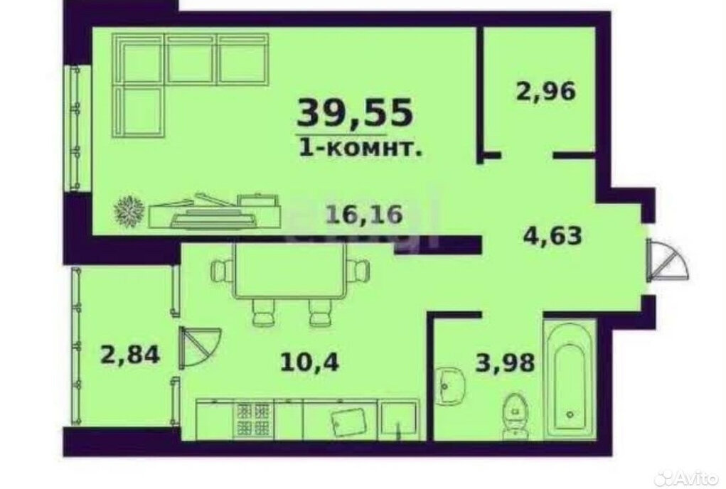 квартира г Ульяновск ул Народного учителя Латышева 3 фото 17