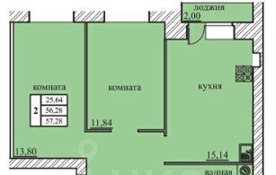 квартира р-н Ярославский п Красный Бор ул Большая Заозерная 43 фото 1