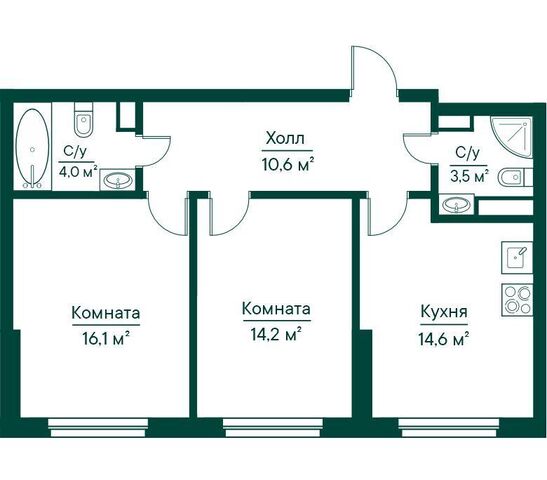 квартира Российская ул Ново-Садовая 1 фото