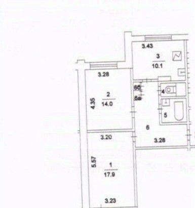 квартира г Москва метро Крылатское б-р Осенний 20к/1 фото 2