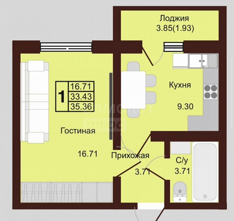 квартира г Оренбург р-н Промышленный Красный Городок ул Нагорная 4 фото 2