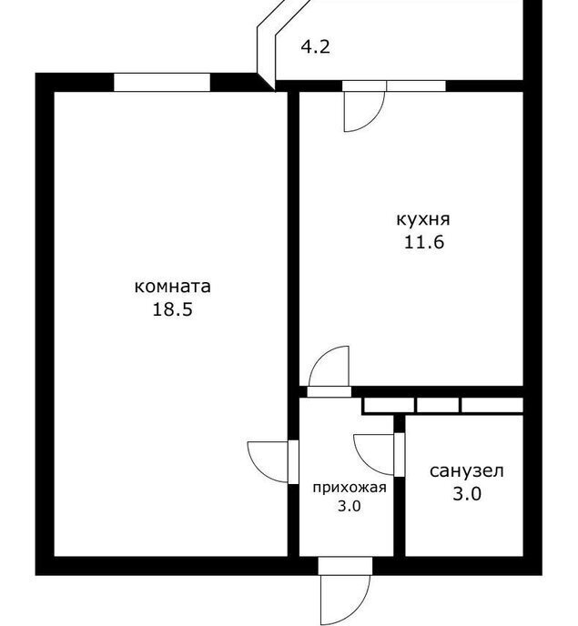 квартира г Краснодар ул им. Героя Советского Союза Николая Воробьёва 9 фото 10