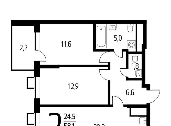 квартира г Москва п Десеновское ул 6-я Нововатутинская 15к/3 Кедровая фото 1