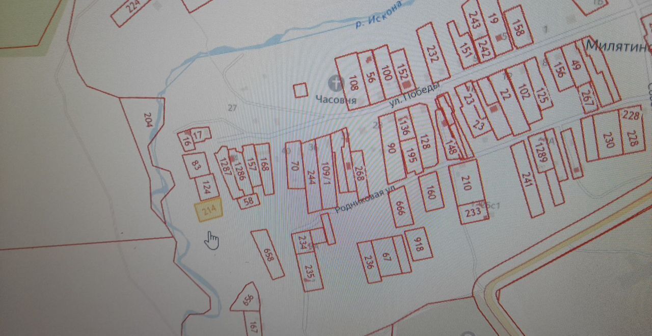 земля городской округ Можайский д Милятино 100 км, Уваровка, Минское шоссе фото 1