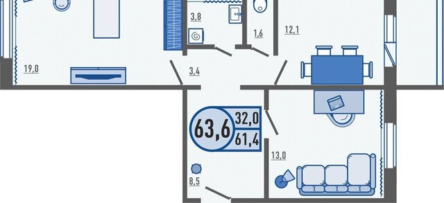 квартира д Образцово ул Николая Сенина 9к/1 фото