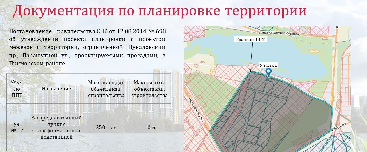 земля р-н Всеволожский д Вартемяги ЖК «Шуваловский парк» Агалатовское с/пос, Проспект Просвещения фото 3