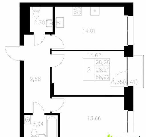 квартира р-н Кировский Козья слобода дом 3 ЖК «Statum (Статум)» фото