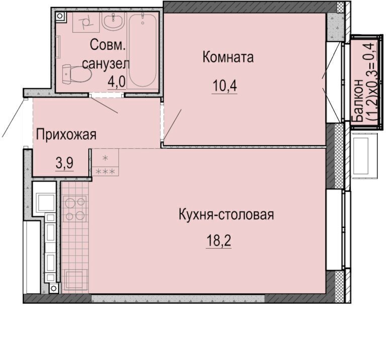 квартира г Ижевск Ракетный 3-й микрорайон фото 1