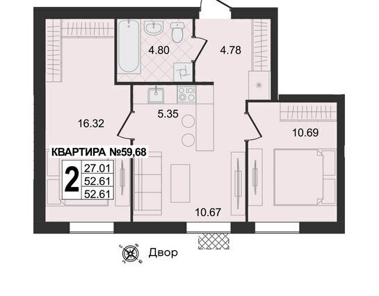 квартира г Муром ул Новая Слобода фото 1