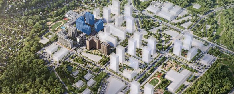 свободного назначения г Москва Филатов Луг, № 176 кв-л, Квартал Марьино жилой комплекс, к 2 фото 4