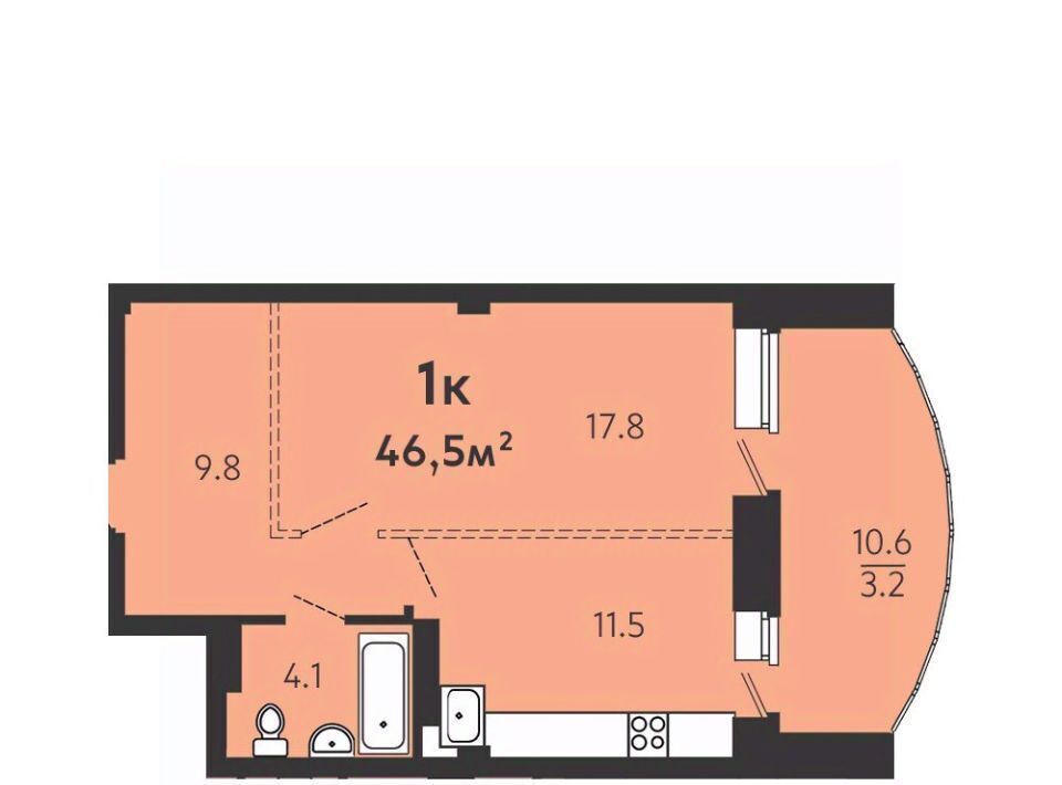 квартира г Омск р-н Октябрьский ул 8-я Линия 197а фото 1