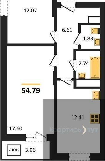 квартира г Воронеж ул Антонова-Овсеенко 35с фото 1