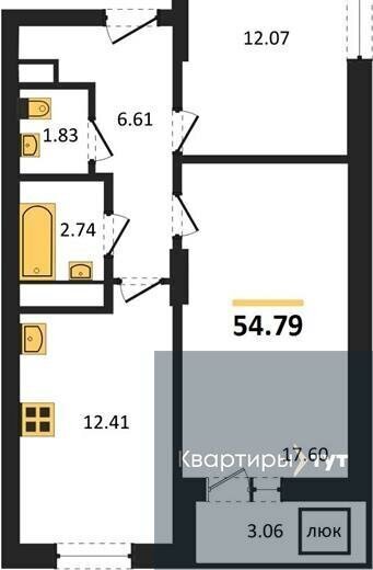 квартира г Воронеж ул Антонова-Овсеенко 35с фото 1