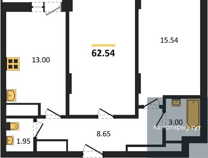 квартира г Воронеж ул Антонова-Овсеенко 35с фото 1