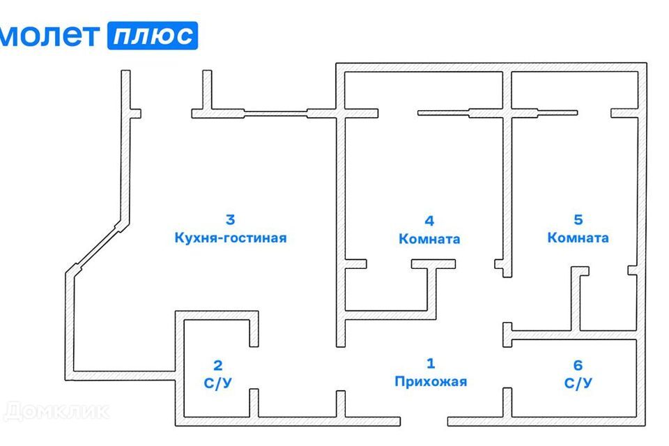 квартира г Пермь ул Кировоградская 52 Пермь городской округ фото 2