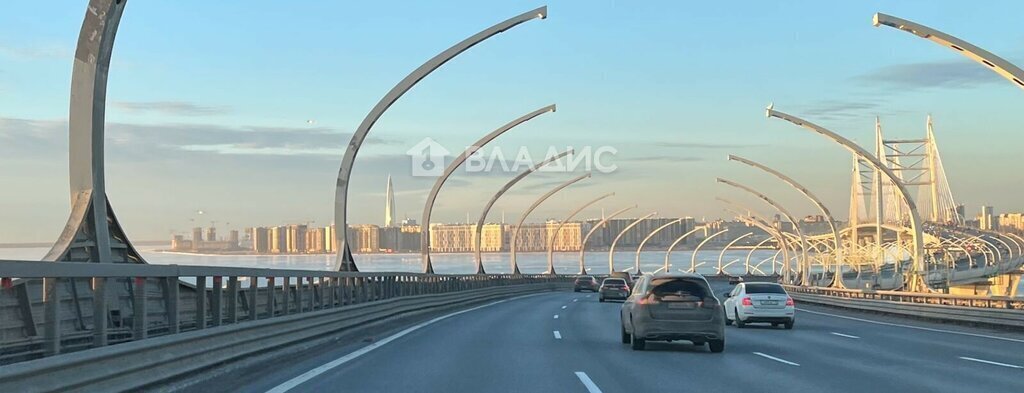 квартира г Санкт-Петербург метро Приморская наб Миклухо-Маклая 1к/1 округ Гавань фото 24