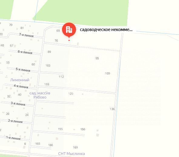 земля р-н Тосненский снт Мыслинка Московское шоссе, 62 км, Рябовское городское поселение, 77, садоводческий массив Рябово фото 7