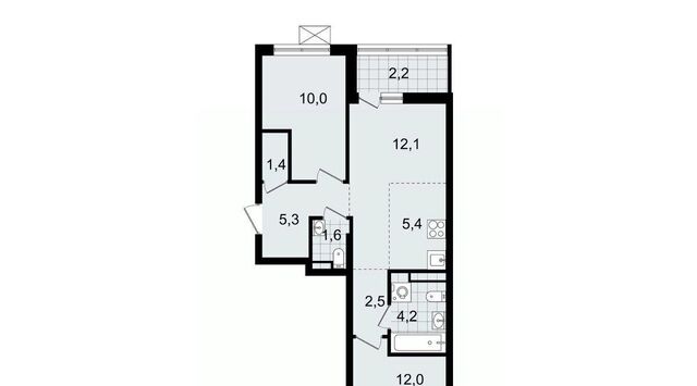 квартира г Всеволожск Южный Улица Дыбенко, 3. 3 фото