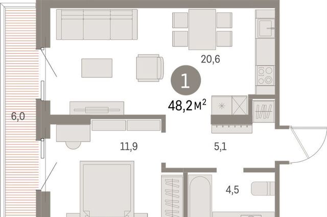 квартира Центральный дом 40а ЖК «Дом Кино» фото