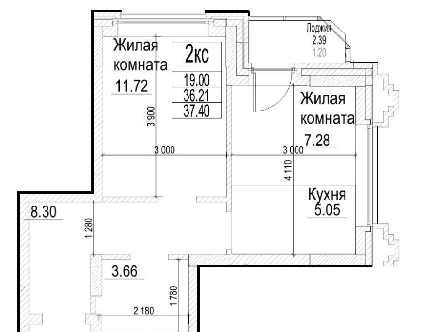 квартира г Новосибирск метро Площадь Гарина-Михайловского ул Фабричная 4/1 фото 1