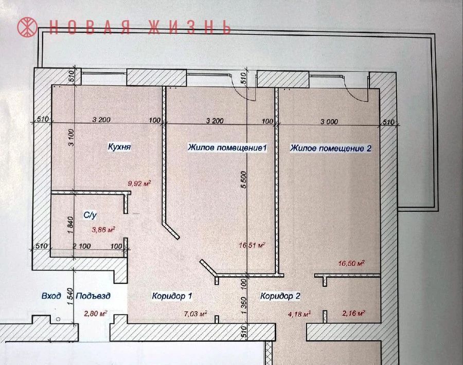 квартира г Самара Безымянка ул Ново-Садовая 321а фото 7