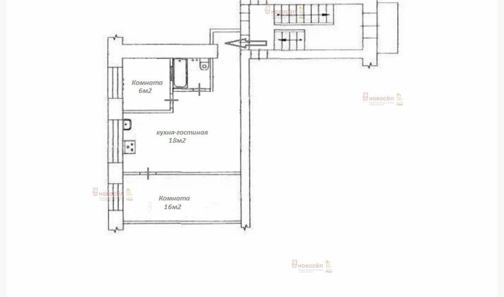 квартира г Екатеринбург Уральская ул Азина 20к/2 фото 1